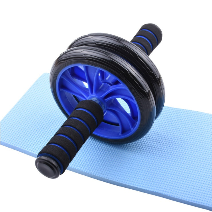 5-in-1 Home Fitness Equipment Kit - AB Roller, Skipping Rope, Gripper, Push-Up Bar & Knee Pads