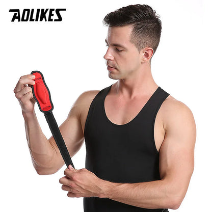 AOLIKES Adjustable Elbow Support Brace for Golfers, Tennis, and Basketball - Epicondylitis Pain Relief