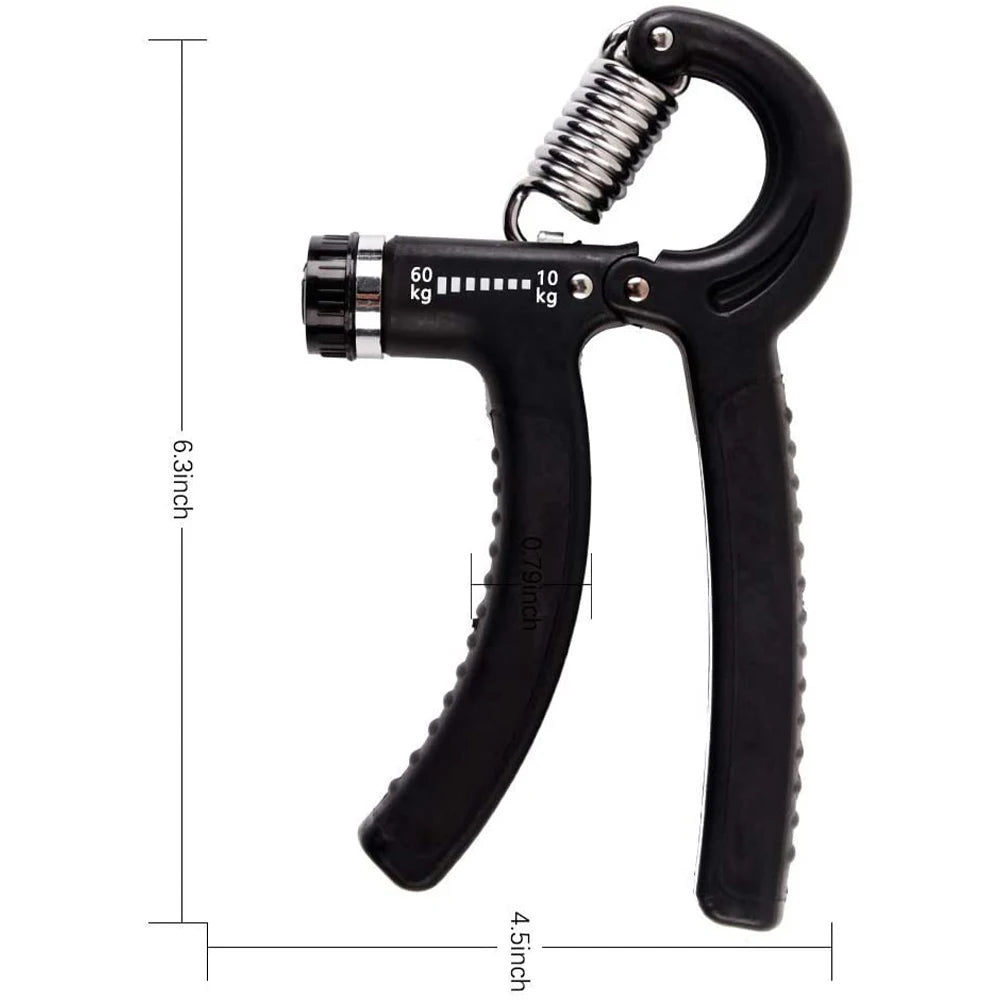 Adjustable Hand Trainer Grip Strengthener for Fitness, Gym, and Wellness - 5-60KG Forearm and Wrist Exerciser