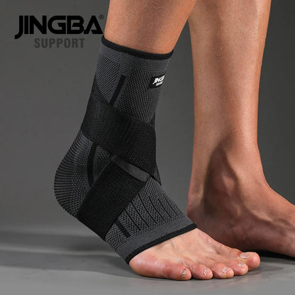 Fitness Adjustable Compression Ankle Support for Men & Women, Strong Ankle Brace for Sports Protection, Ideal for Running, Hiking, and Cycling