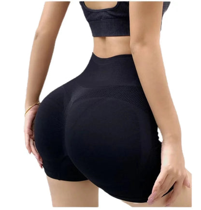 High Waist Seamless Sports Leggings for Women - Scrunch Design Fitness Gym Wear