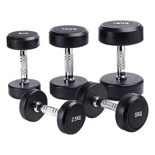 Adjustable PU Dumbbells – Versatile Steel Iron Weights for Home and Gym Fitness Training