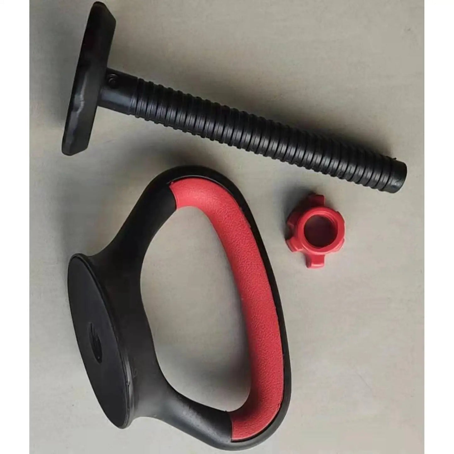 Adjustable Metal Kettlebell Handle - Versatile Grip for Weight Plates & Strength Training Fitness