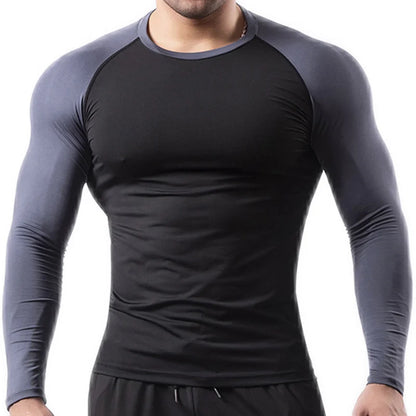 Men's Compression Football Suit - Quick Dry Fitness Tight Sportswear for Running & Riding