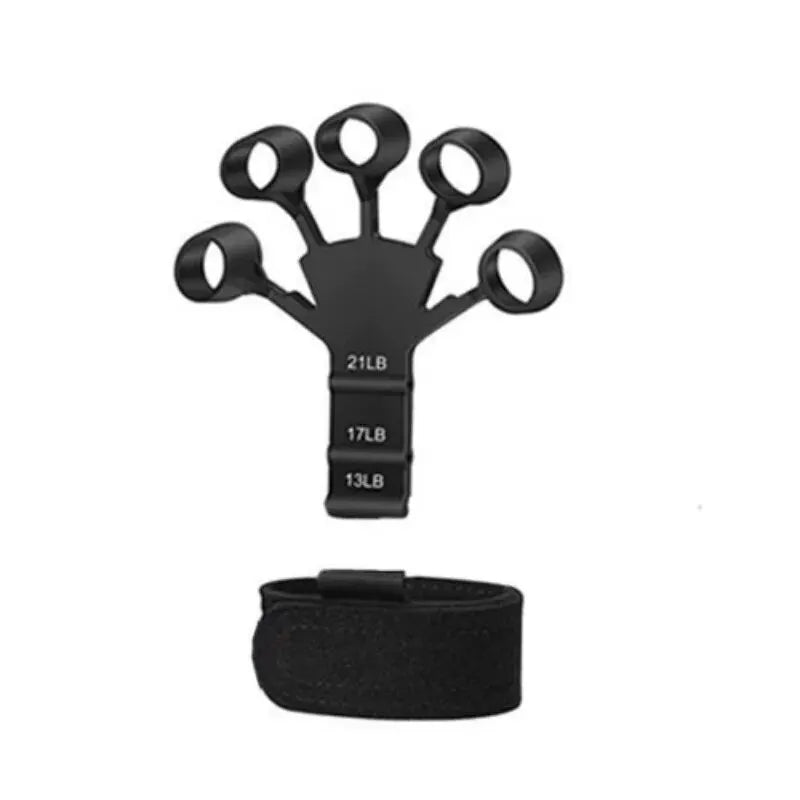 6-Level Resistance Finger Gripper – Hand Strengthener for Guitarists and Rehabilitation