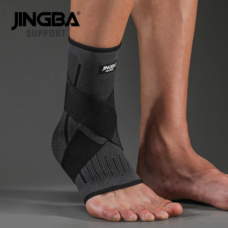 Fitness Adjustable Compression Ankle Support for Men & Women, Strong Ankle Brace for Sports Protection, Ideal for Running, Hiking, and Cycling