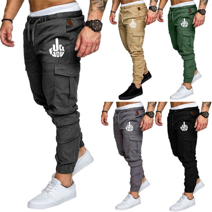 Calmfastl Men's Casual Jogging Pants - Hip Hop Fitness Trousers for All Seasons