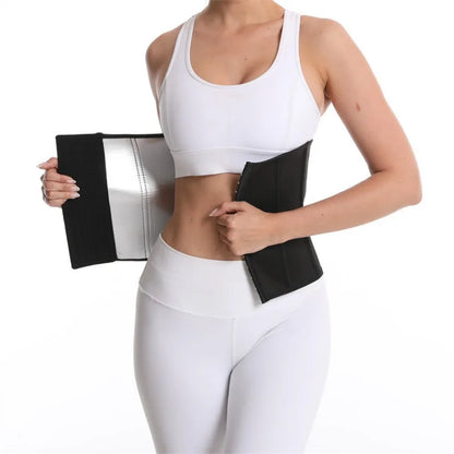 Women's Abdominal Belt - Elastic Sports Waist Shapewear for Fitness & Protective Support