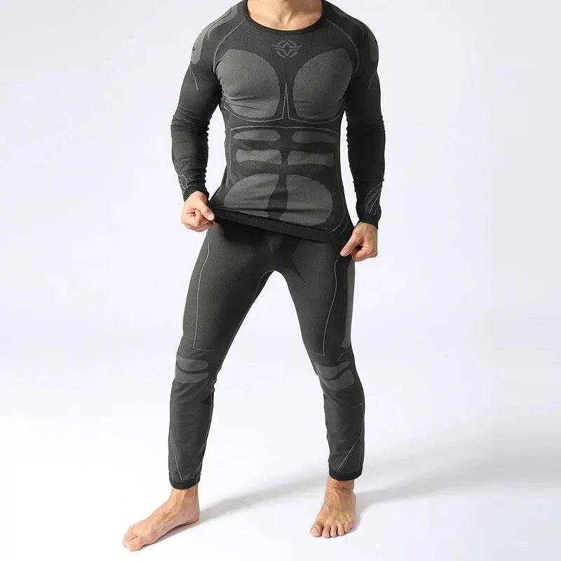 Men's Sport Thermal Underwear Suits - Quick Dry Compression Cycling & Fitness Clothes