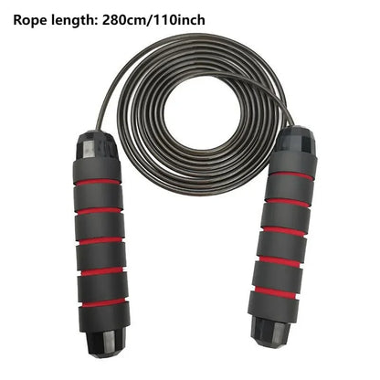 Professional Tangle Free Jump Rope - Adjustable Speed Skipping Rope for Gym Fitness & Slim Body