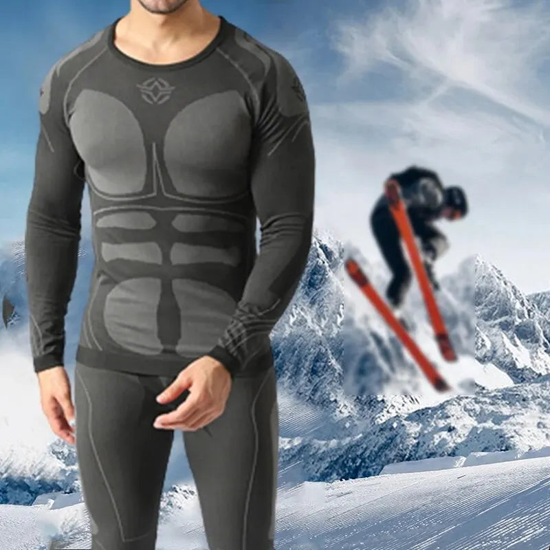 Men's Sport Thermal Underwear Suits - Quick Dry Compression Cycling & Fitness Clothes