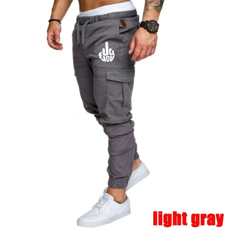 Calmfastl Men's Casual Jogging Pants - Hip Hop Fitness Trousers for All Seasons