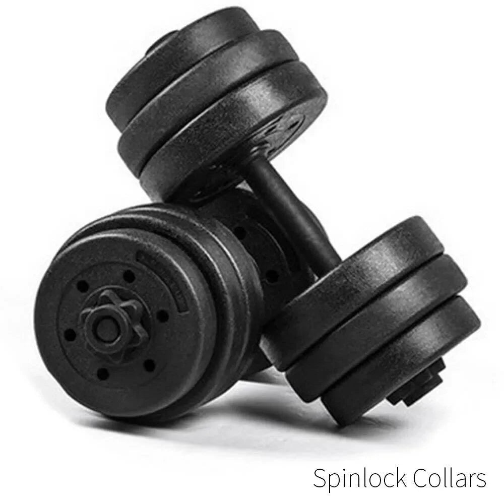 Dumbbell Spinlock Collars for Weightlifting – Secure Plate Locking, Fitness Accessories for Strength Training