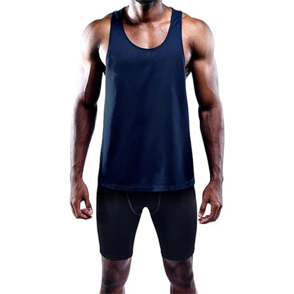 Running Tank Top Men Summer Sport Gym Vest Quick Dry Training Tanktop Workout Singlets Man Fitness Bodybuilding Sleeveless Shirt