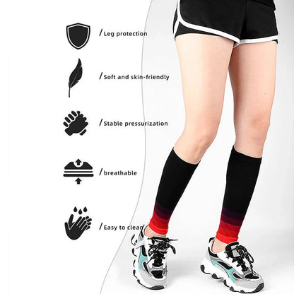 Calf Support Compression Sleeves for Men & Women - Footless Leg Warmers for Running & Outdoor Sports - 20-30mmHg Compression for Fitness & Wellness