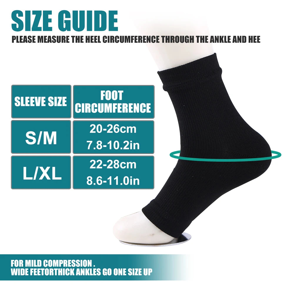 Neuropathy Compression Socks for Men & Women - Ankle Brace for Plantar Fasciitis Relief & Swelling Reduction - Comfort and Support for Fitness & Wellness