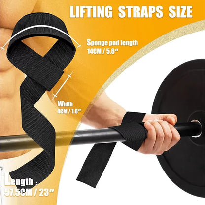 Fitness Lifting Wrist Strap Brace for Weightlifting Crossfit Bodybuilding Support Kettlebell Dumbbell Weights Strength Workout