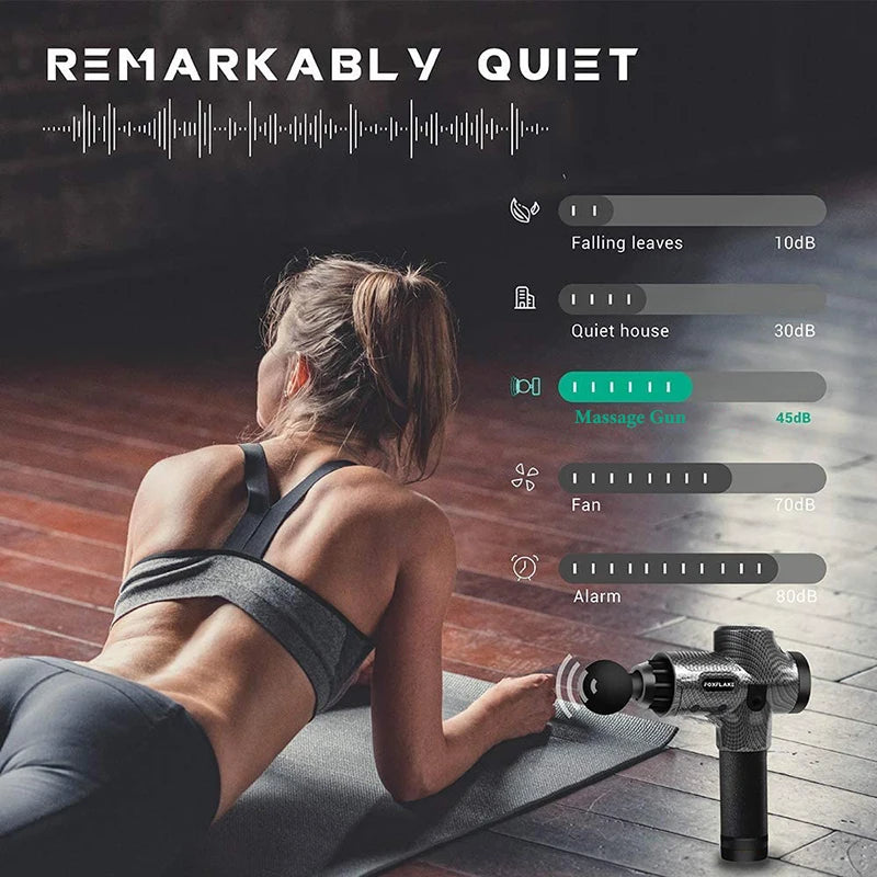 High Frequency Massage Gun - Portable Electric Massager for Body Relaxation, Fitness & Wellness