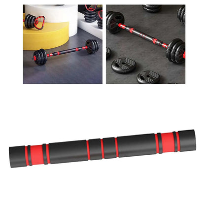 Dumbbell Extension Bar Connector Attachment - Strength Training Equipment for Fitness and Workout