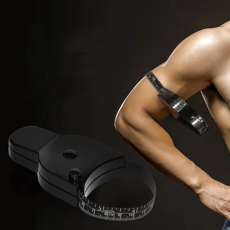 Portable Fitness Tape Measure, Automatic Telescopic Ruler, Multifunctional Body Caliper for Men, Women, and Baby