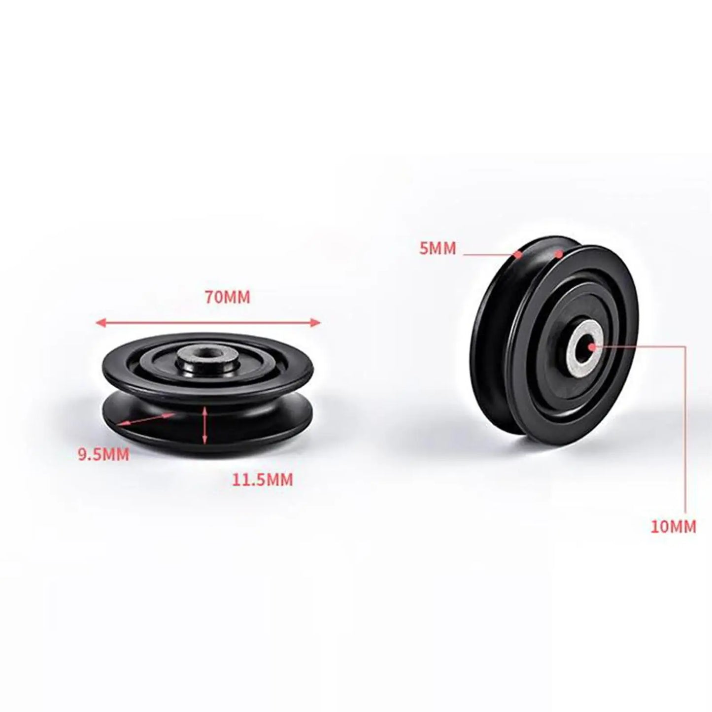 Universal Fitness Pulley Wheel - Durable and Convenient Accessory for Cable Machine Pulley Systems in Home Gyms